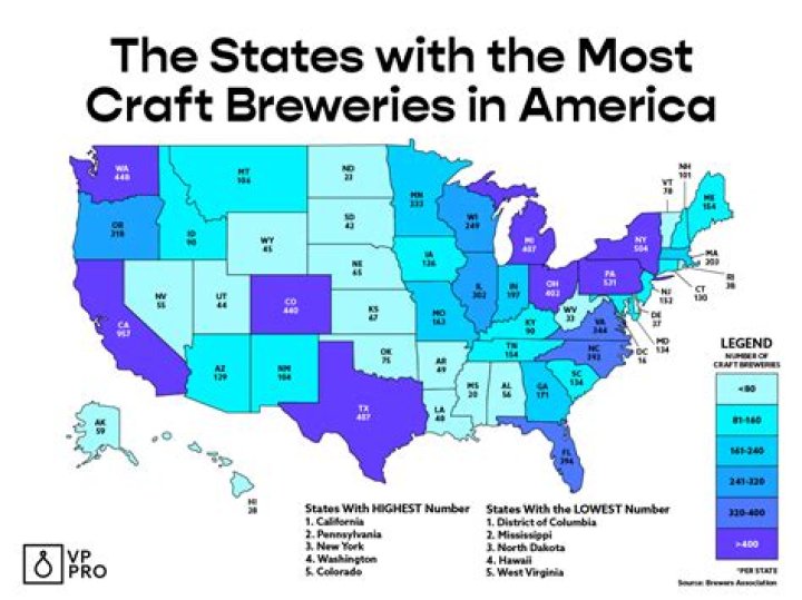 How many craft breweries are in Newfoundland?
