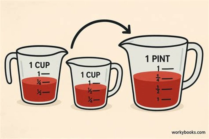 How many cups of water are in a pint UK?