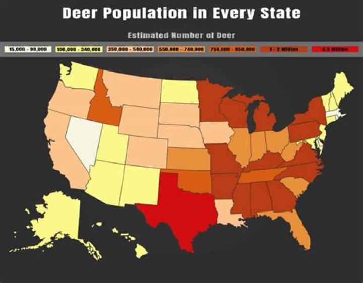 How many deer are in Iowa?