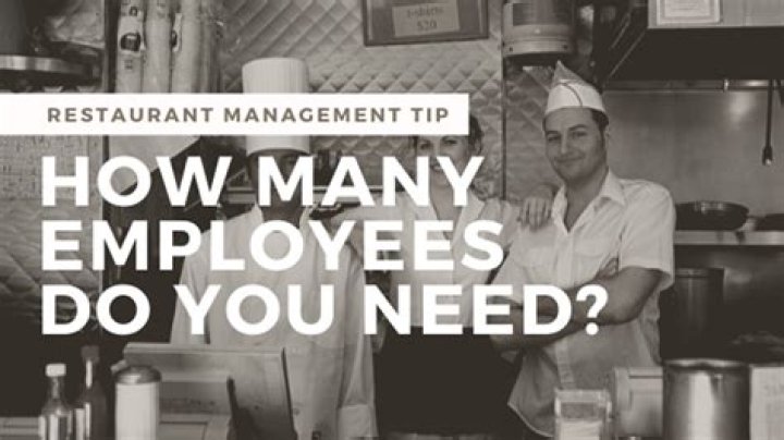 How many employees do you need for a restaurant?