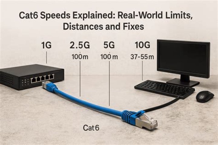 How many feet is Cat6 good for?