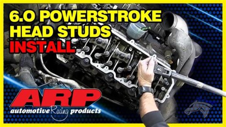How many head bolts does a 6.0 Powerstroke have?