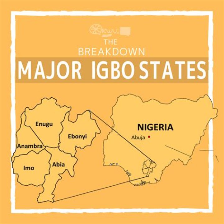 How many Igbo states are in Nigeria?