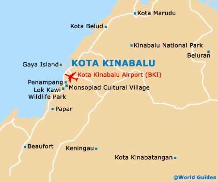 How many islands are in Kota Kinabalu?