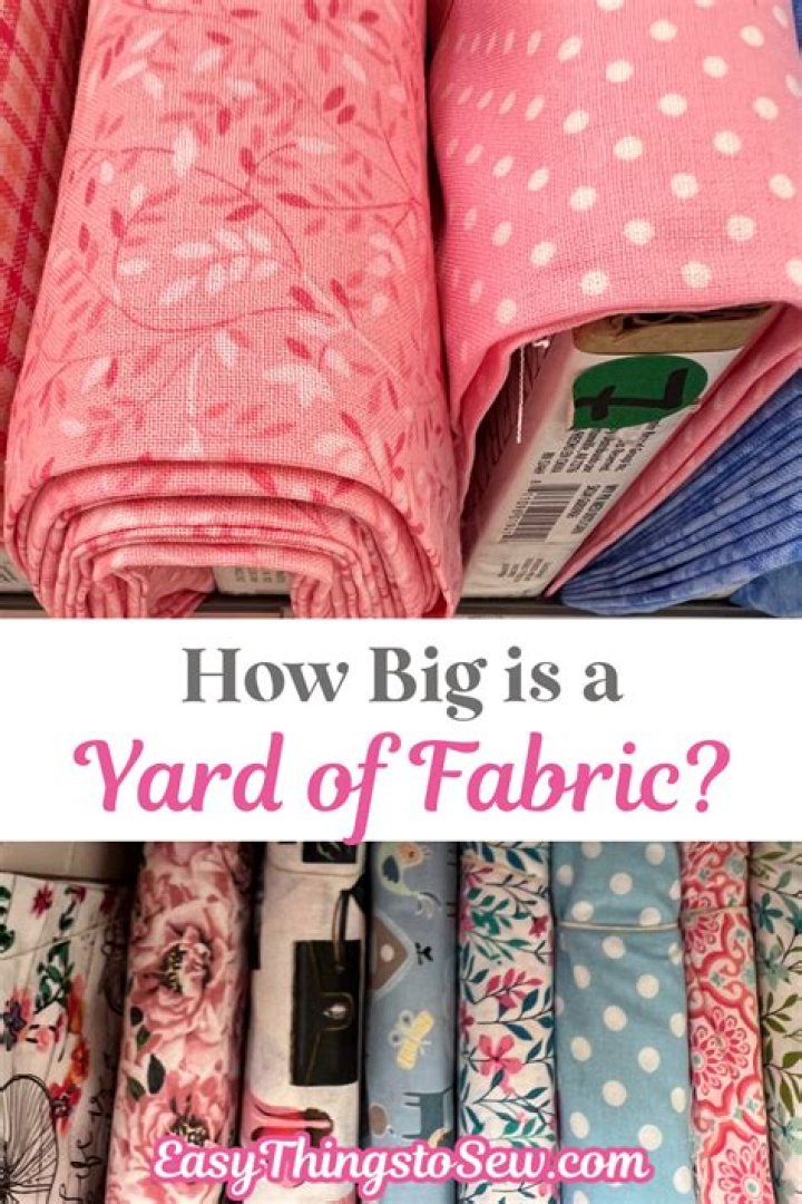 How many kilograms is a yard of fabric?