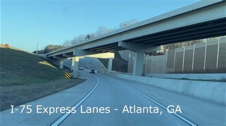 How many lanes is I-75 in Atlanta?