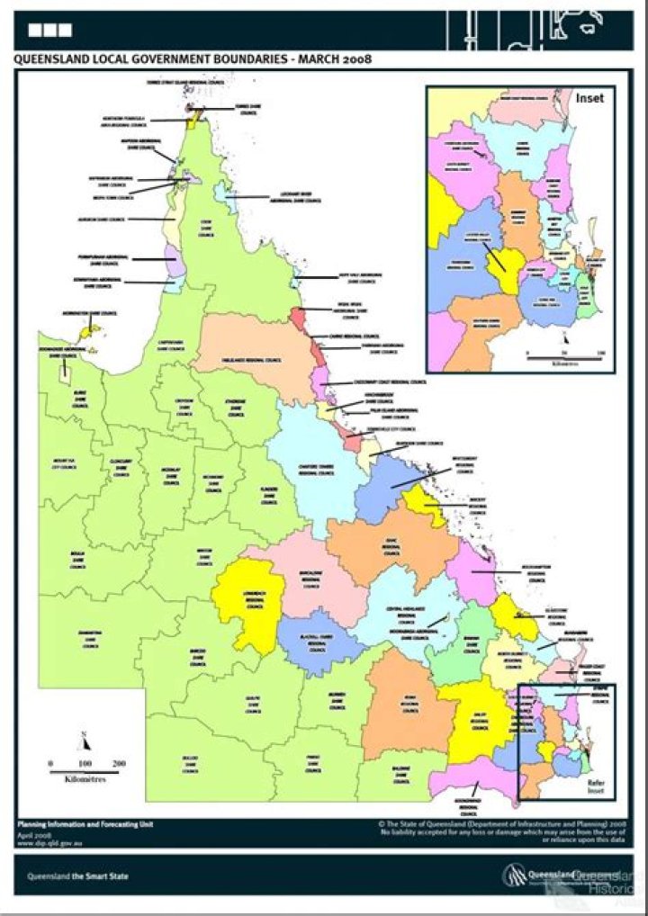 How many local councils are in Queensland?