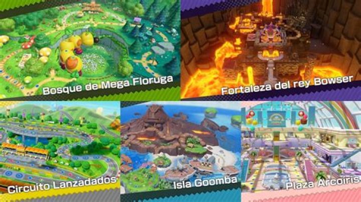 How many maps does Mario Party switch have?