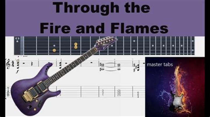 How many notes are in through the fire and the flames?