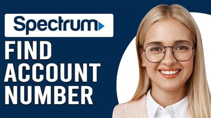 How many numbers are in a spectrum account number?
