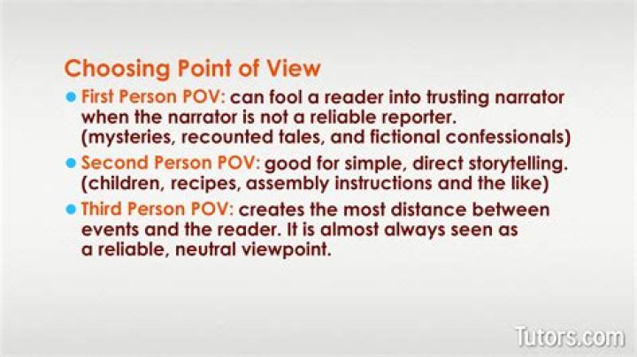 How many point of view are in a novel?