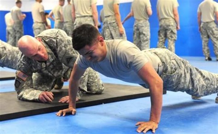 How many push ups do I have to do in the army?