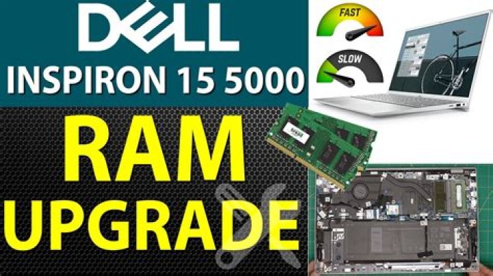 How many RAM slots does a Dell Inspiron 15 5000 series have?