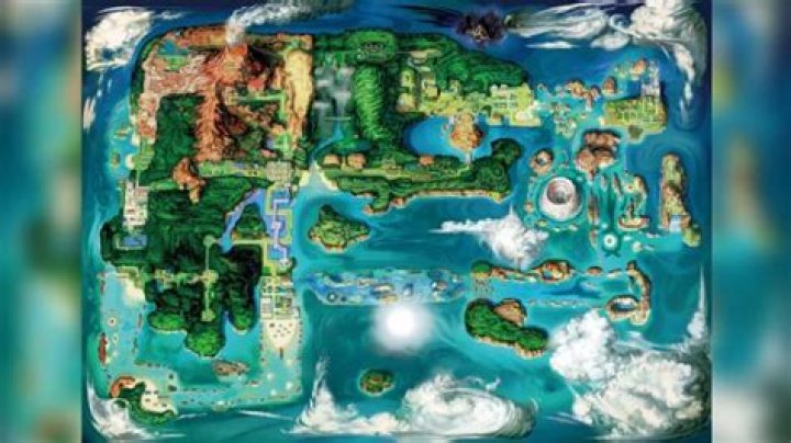 How many regions are there in Pokemon adventure red?