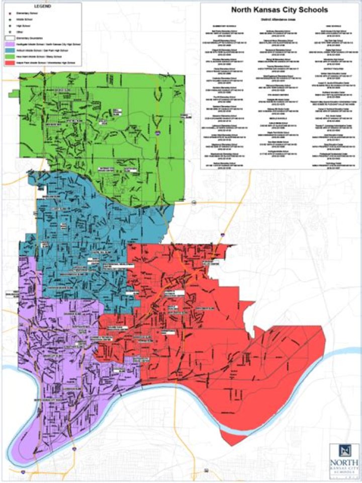 How many schools are in the North Kansas City School District?