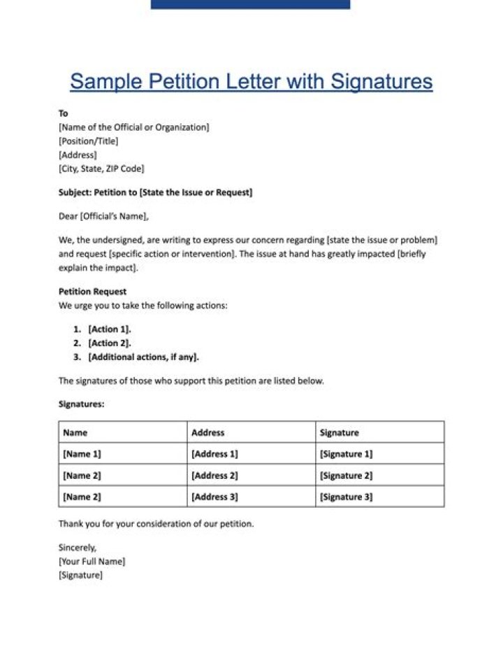 How many signatures do you need for a petition to pass?