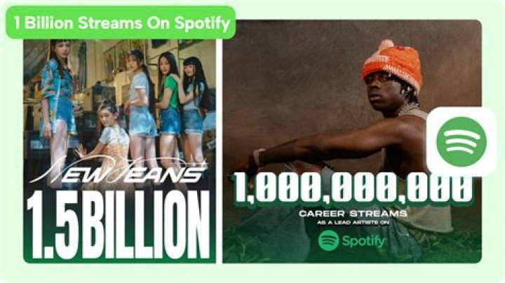 How many songs have over 1 billion streams?