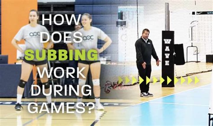 How many substitutions can you have in NCAA volleyball?