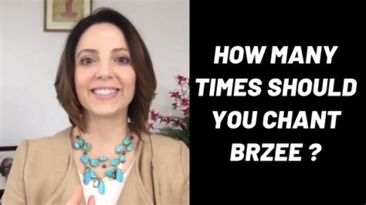 How many times do you chant Shreem Brzee?