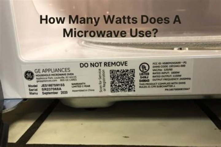 How many watts is a Daewoo microwave?