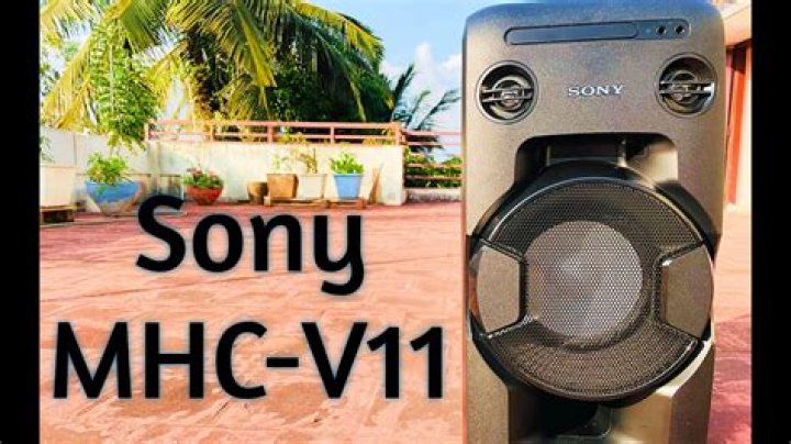 How many watts is the Sony MHC v11?