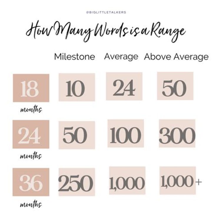 How many words should a 27 month old say?