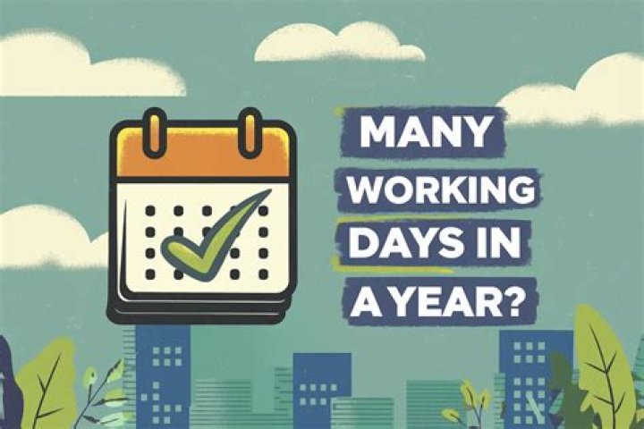 How many working days are there in a year 2014?