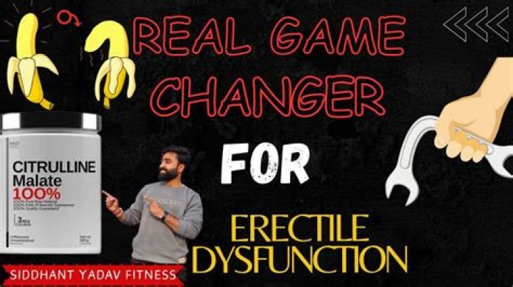 How much citrulline should I take for erectile dysfunction?