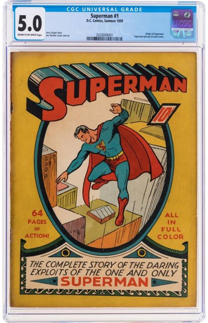How much did the first Superman comic sell for?