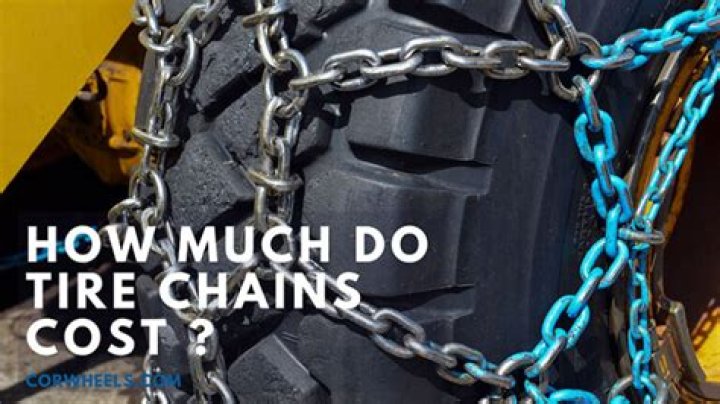 How much do chains for tires cost?
