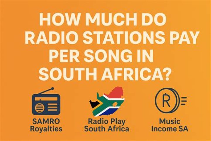 How much do radio stations pay per song in South Africa?