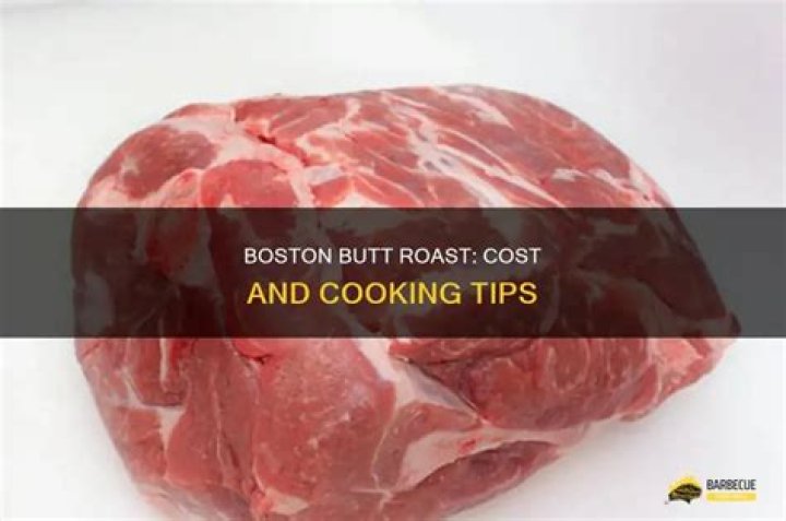 How much does a Boston butt cost?