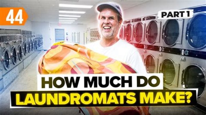How much does a laundromat make per day?