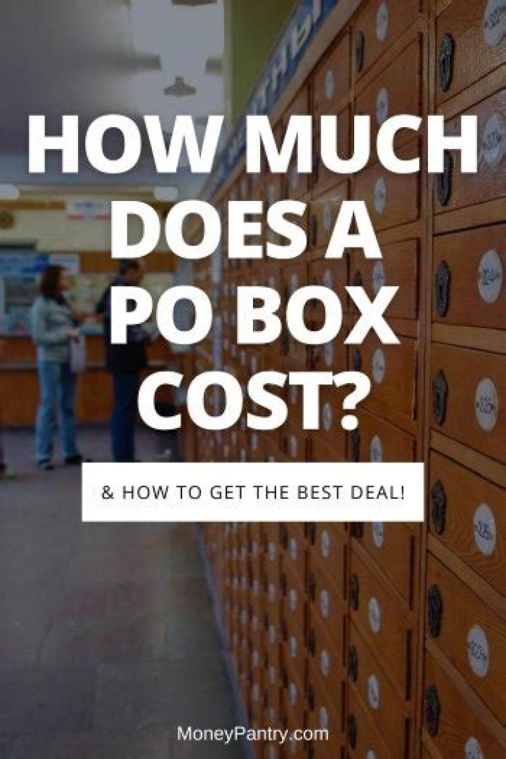 How much does a PO Box cost South Africa?