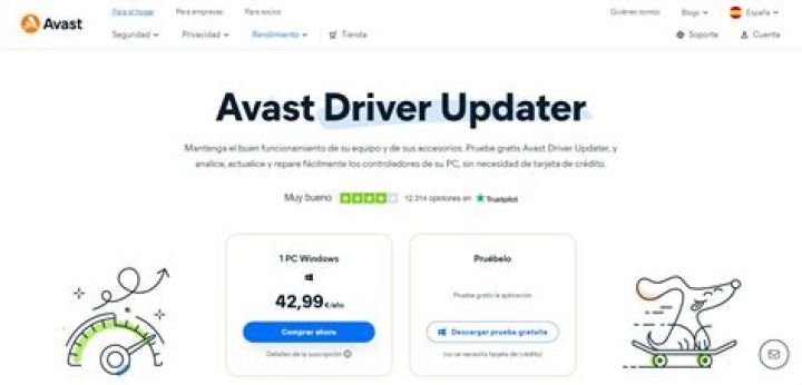 How much does Avast driver updater cost?