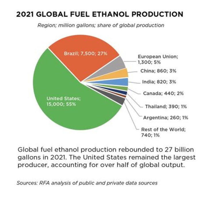 How much does it cost to make a gallon of ethanol?