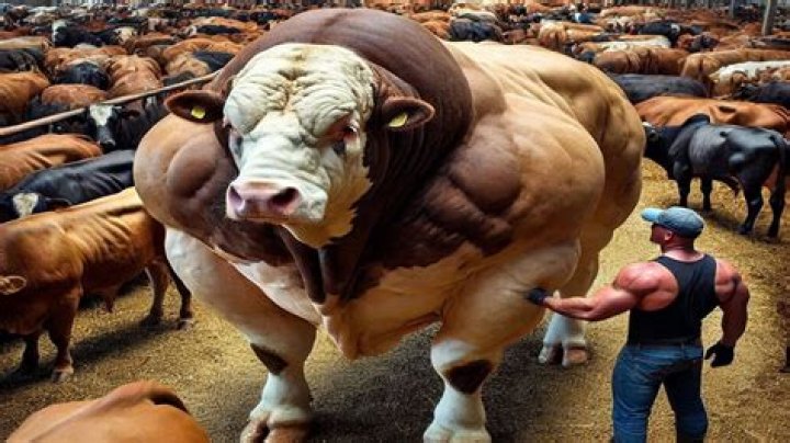 How much does the world's biggest cow weigh?