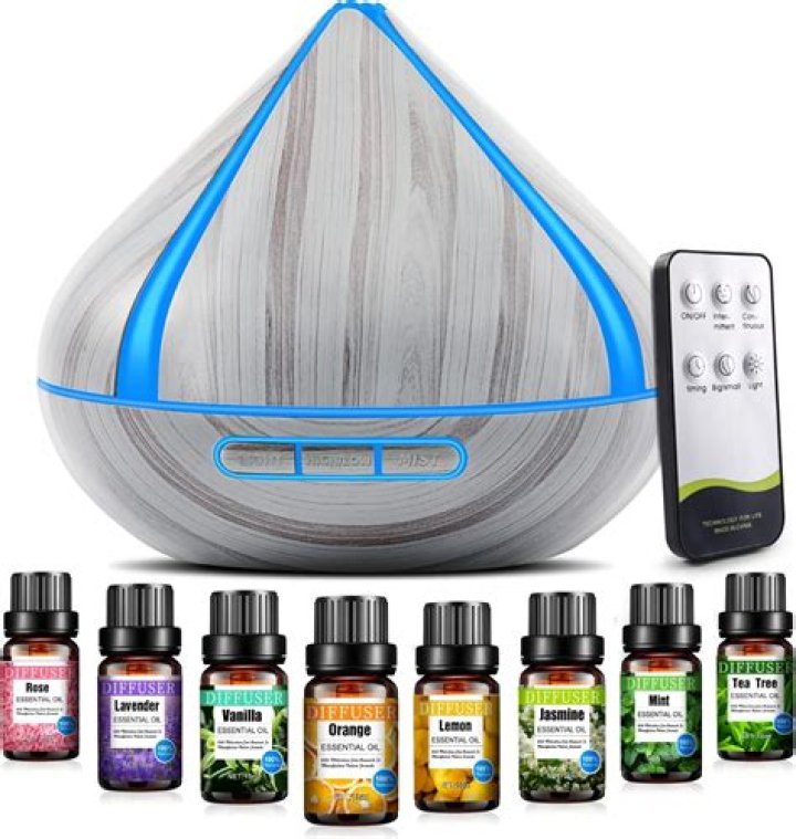 How much essential oil do I put in a 500mL diffuser?