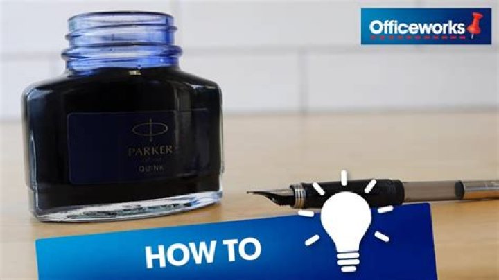 How much ink is in a Parker cartridge?