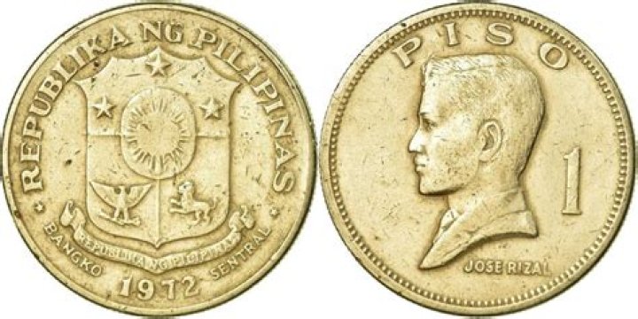 How much is a 1972 piso coin worth?