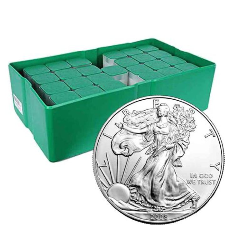 How much is a 2008 silver eagle worth?
