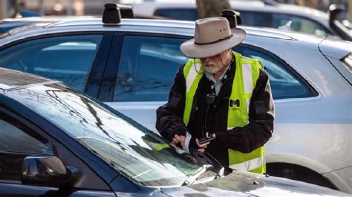 How much is a parking fine in Melbourne?