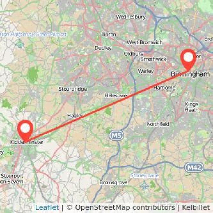 How much is a train ticket from Kidderminster to Birmingham?