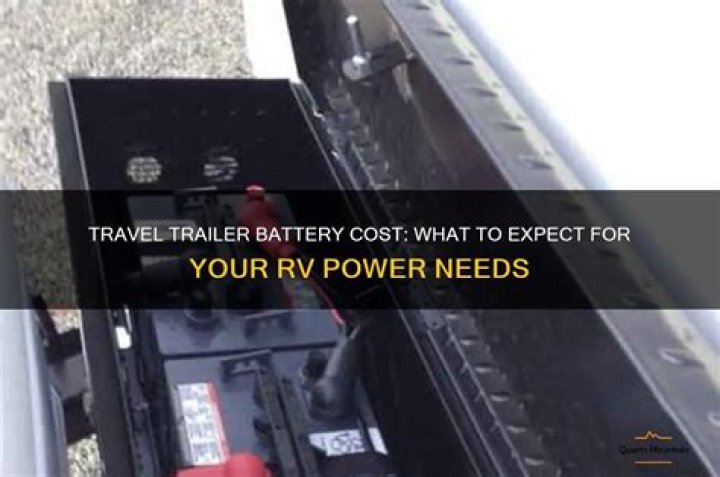 How much is a travel trailer battery?