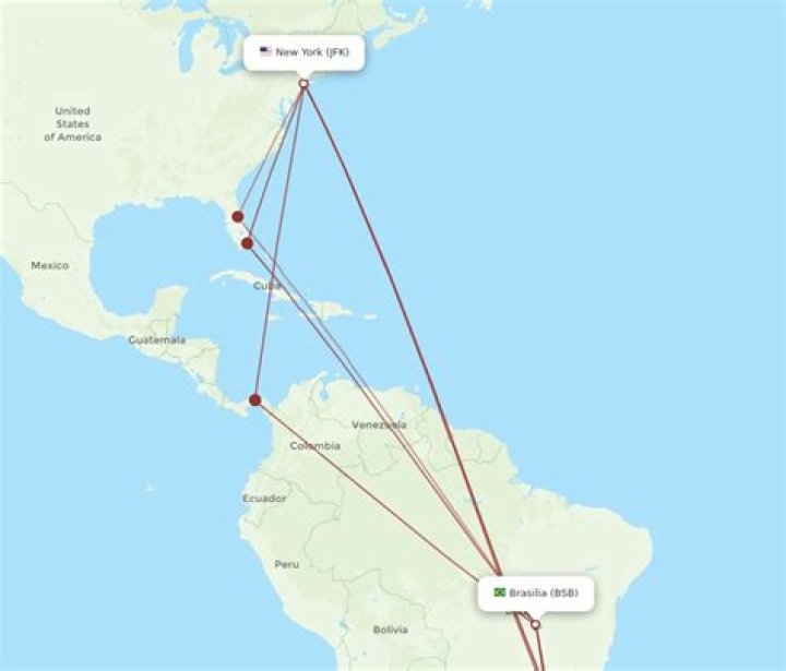 How much is flight from New York to Brazil?