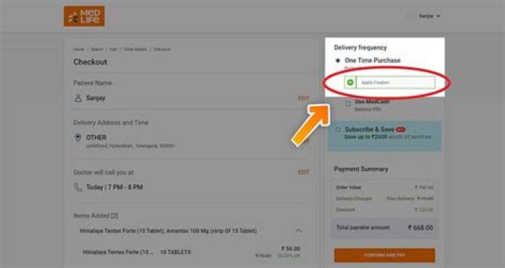 How much is Medlife discount?
