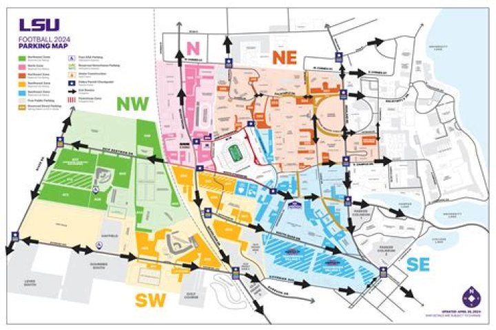 How much is parking at LSU?