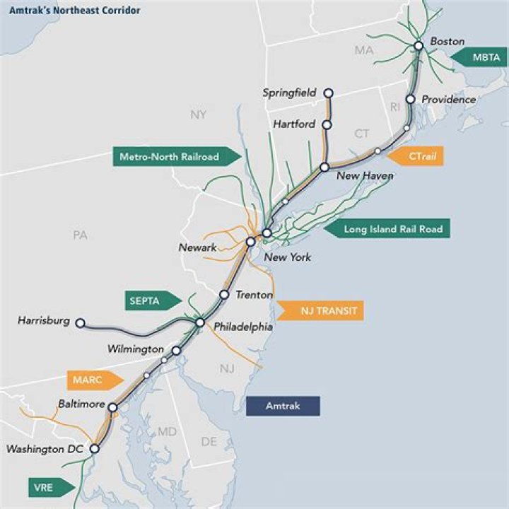 How much is the Northeast Corridor train?