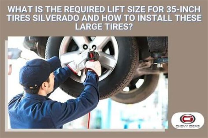 How much lift do you need for 35 inch tires?