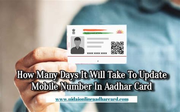 How much time does it take to update biometric in aadhar?